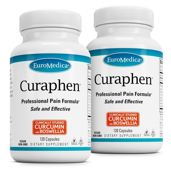 EuroMedica Curaphen - 120 Capsules, 2 Pack (240 Capsules)