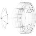 thumbnail image 4 of Rotating Makeup Organizer, Makeup Organizer, Degree 360 Spinnings Cosmetic Display Case, 4 of 5