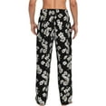 thumbnail image 3 of Xecao Daisies Flowers Men's Straight Lounge Pajama Pants: The Ultimate in Comfortable Sleepwear, 3 of 9