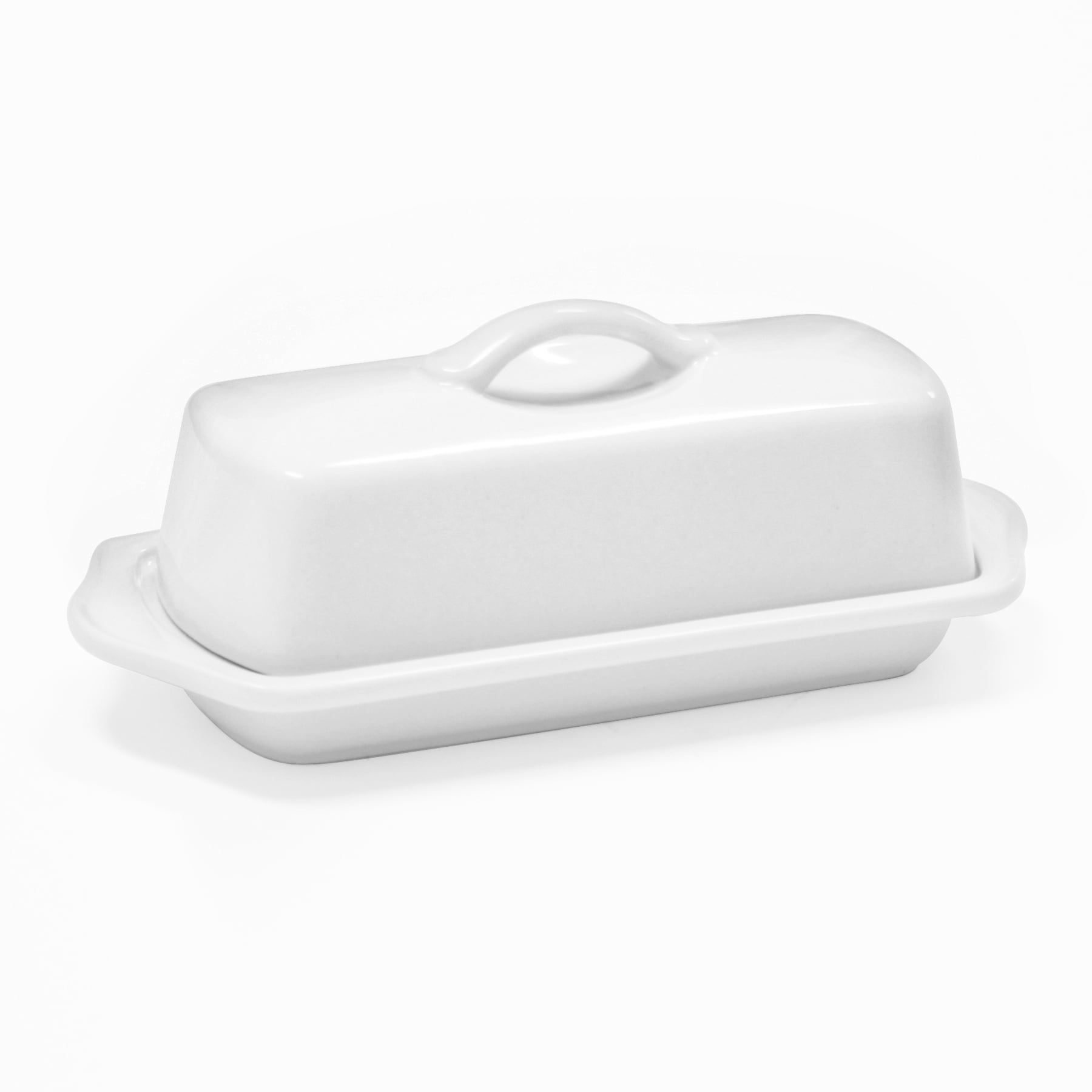 Details about   BIA Cordon Bleu Butter Dish Cover Lid Replacement White 6-1/2" Long