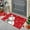 B, variant on Tyidzon Christmas Doormat Holiday Door Mat Winter Christmas Snowman Indoor/Outdoor Welcome Mat Floor Doormat for Home Decoration Christmas Rug Entryway Front Porch Decor, Red, 15.7X23.6 Inch