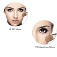 thumbnail image 2 of Wall Mount Led Lighted Makeup Mirror 5X Magnifying Touch Screen Shaving Mirror Double-Sided Round Bathroom Vanity Mirror Swivel Extendable Cosmetic Mirror,Concealed Install, 2 of 5
