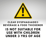 Clear DysphagiAide Thickener, IDDSI Level 1 Slightly Thick, Single Serve Packets, 24 Count