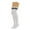 White, variant on 1 Pair Over Knee Thigh High Knitted Socks for Women Warm Stocking Long Boot Socks - White