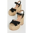 thumbnail image 4 of Sam Edelman Trianna Women's Sandals & Flip Flops Black Suede Size 8.5 M, 4 of 4