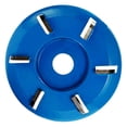 thumbnail image 1 of Disco de talla de madera, 90 mm 3/4/5/6 Discos de talla de carburo turbo Fresa para carpintería (6 dientes) JFHHH pequeña, 1 of 5
