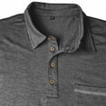 thumbnail image 7 of purcolt Mens Golf Shirts Button Collared Short Sleeve Chest Pocket Causal Athletic Tops, Sizes S-2XL, 7 of 7
