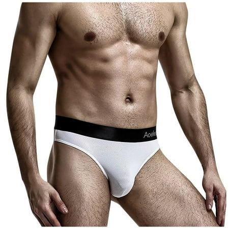 

Knosfe Mens Athletic Supporter T-Back Thong Sexy Pouch Underwear XXL