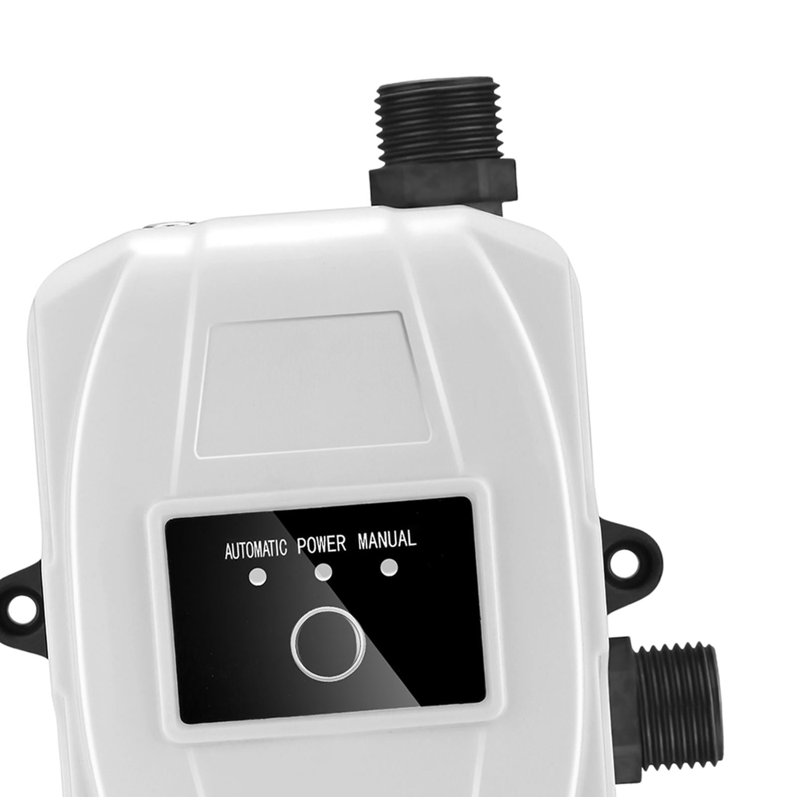 Water Pressure Pump DC 24V Silent 33L/Min Pressure Controller Brushless Water Pump for Home Solar Heater Kitchen Garden Sink White