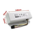 Powerful 14.4V 5200mAh--12800mAh Robot Vacuum Cleaner Battery for 1C ...