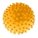 thumbnail image 2 of Pelota inflable de PVC de 4 pulgadas con relieve, pelota de masaje sensorial, juguete para niños, color amarillo., 2 of 7