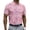 Pink, variant on CCRFTGI Mens Golf Polo Shirts Relaxed Fit Short Sleeve Soft Casual Print Collared Golf Shirts White XL