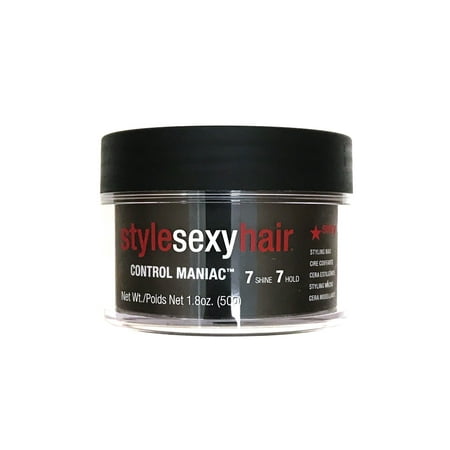 Style Sexy Hair Control Maniac Styling Wax 1.8 oz (7 Shine + 7 (Best Hair Wax For Messy Look)