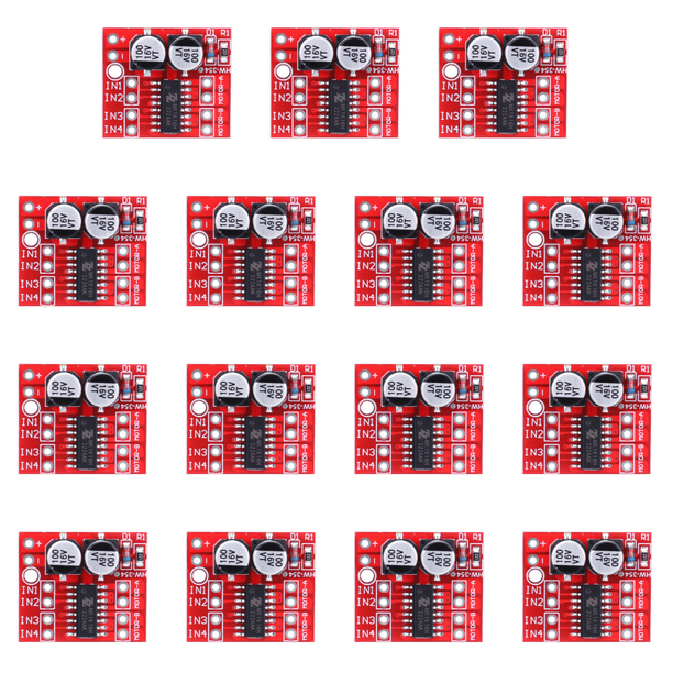 Módulo Controlador Accionamiento L298N DC 2.5A Mini Velocidad PWM Marcha Atrás para