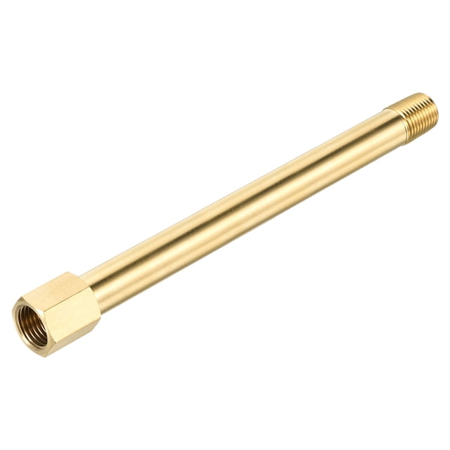 Adaptador de extensión de acoplamiento hexagonal de tubería de latón Uxcell 150mm