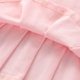 thumbnail image 5 of SGFCWSX Girls Polo Dress Short Sleeve Cherry Embroidery Pleated Hem Summer Casual School Playwear Party Dress Pink Size 5-6 Years, 5 of 8