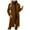 A-Brown, variant on mgoYE Womens Long Wool Coats Fall Winter Double Breasted Trench Coat Peacoat(Wine,L)