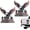 2 Pcs, variant on USA Faith, Family & Freedom Metal Emblem, 2026 New Eagle & USA Letters Patriotic Metal Car Decal, 250th Anniversary Metal Flag Emblem for Auto Truck SUV RV Motorcycle Decoration (3 Pcs)