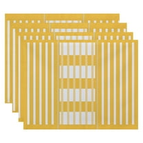 Simply Daisy 18" x 14" Beach Blanket Stripe Print Placemat, Set of 4