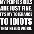 thumbnail image 3 of CafePress - People Skills Idiots T Shirt - Men's Classic Graphic Cotton T-Shirt, 3 of 4