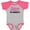Baseball Heather and Hot Pink, variant on Inktastic Future HR Manager Boys Baby Bodysuit