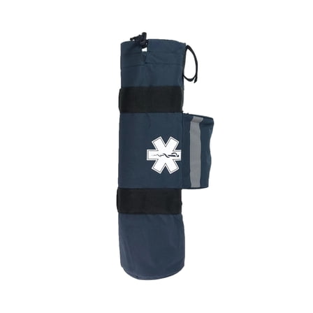 LINE2design Oxygen Bag - EMS Medical Cylinder Sleeve O2 Supplies HandBag - Navy Blue