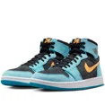 thumbnail image 2 of A i r-Jor-dan 1 High Zoom CMFT 2 'Bleached Aqua Citrus' Men's Sneakers DV1307-408, 2 of 6