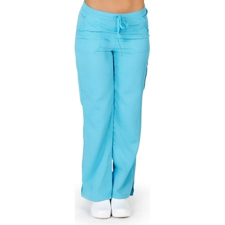 

Ultrasoft Scrubs Women s Drawstring and Elastic Waist Cargo Pant