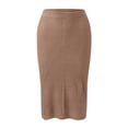 thumbnail image 6 of LEKODE Knit Sets Two Piece Women Womens Fall Skirts Ribbed Maxi Skirt Pencil Skirt for Women Long Skirts for Women Vacation Dress Women 2 Piece Outfits Sets Brown L, 6 of 6