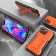 thumbnail image 3 of ExoGuard For iPhone 13 Pro Max Case, Phone Case with Screen Protector and Kickstand (Orange), 3 of 7