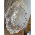 thumbnail image 4 of Luckyn Rose Embroidered Tablecloth Lace Round Table Cover for Wedding Kitchen Home Outdoor Indoor Holidays Party Decor Wedding Party Dinner Decor, 4 of 8