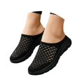 thumbnail image 3 of AJGRHE Women's Casual Shoes Casual On Sneakers Breathable Mesh Toe Cover Summer Walking Shoes Soft Sole Outdoor Loafers Black 36, 3 of 9