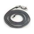 thumbnail image 2 of 2mm Sterling Silver Antiqued Popcorn Chain Necklace, 2 of 2