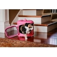 thumbnail image 3 of Iconic Pet - Deluxe Retreat Foldable Pet House - Pink, 3 of 4