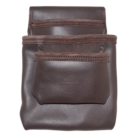 UPC: 0819972022572 | Graintex 3 Pocket Nail & Tool Pouch Oil Tanned Leather
