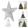 thumbnail image 2 of Adorno navideño con purpurina para árbol de estrellas de KES, 2 of 9
