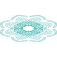 thumbnail image 4 of Orient Piggy Bank, Persian Style Oriental Floral Pattern with Middle Eastern Bohemian Effects, Ceramic Coin Bank Money Box for Cash Saving, 3.6" X 3.2", Seafoam, by Ambesonne, 4 of 4