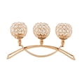 thumbnail image 1 of Candelabro de metal BLESIY 3 mechas Oro, 1 of 8
