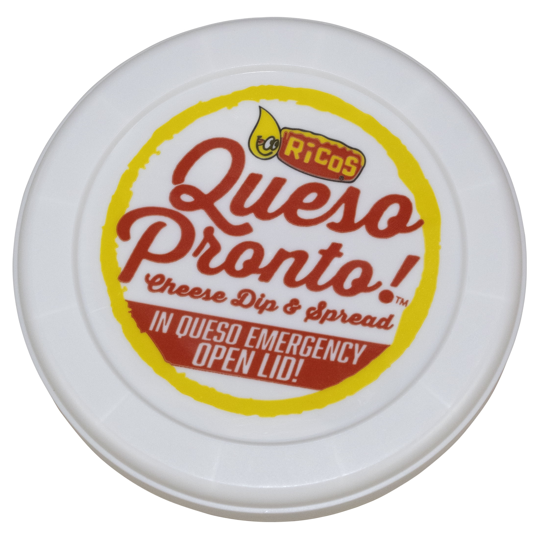Ricos® Queso Pronto Medium Yellow Cheese Dip & Spread with Tomato and Jalapeno, 15 oz Tub, Shelf-Stable