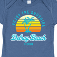 thumbnail image 4 of Inktastic Summer Enjoy the Sunshine Delray Beach Florida in Blue Boys or Girls Baby Bodysuit, 4 of 5