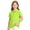 #A15-Fluorescent Green, variant on Abcomgle Boys Polo Shirts Size 10-12 Short Sleeve Pique Polo Shirts Button Closure Solid Color School Uniform Breathable Collared Golf Shirts for Kid