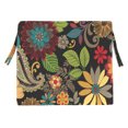 thumbnail image 2 of Jordan Manufacturing 17" x 19" Gaya Pizzazz Multicolor Floral Rectangular Outdoor Chair Pad Seat Cushion with Ties (2 Pack), 2 of 10