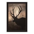 thumbnail image 3 of Elk Sunrise Black Framed Print Wall Art, 3 of 3