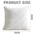 thumbnail image 5 of Paquete de 2 fundas de almohada de 18 x 18 pulgadas, fundas de almohada de chenilla suave para sofá, sala de estar, sofá, fundas teñidas sólidas, 5 of 5