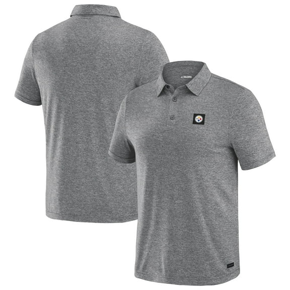 Men's J. Palmer Black Pittsburgh Steelers Four Down Polo