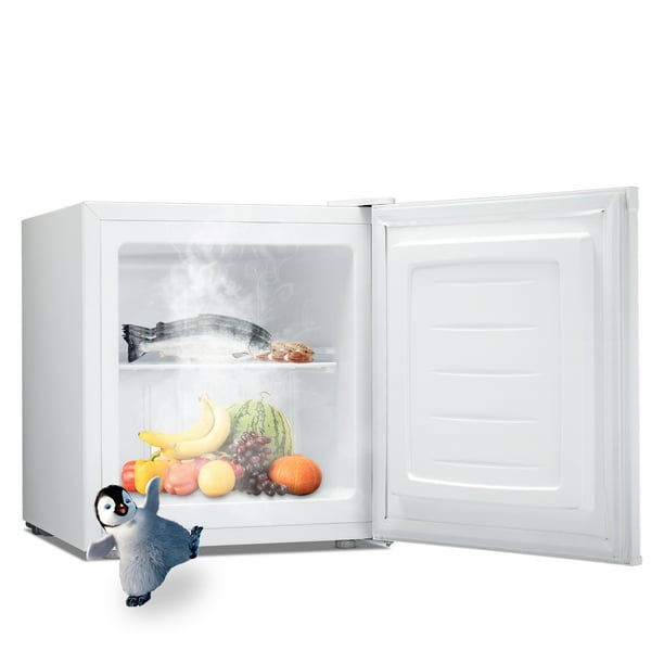 Auseo Mini Freezer Countertop, Energy Saving 1.1 Cu.ft, Single Door