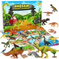 thumbnail image 1 of Calendario de Adviento de Navidad, juego de juguetes con 24 números de dinosaurio, 2023, 1 of 4