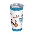 thumbnail image 2 of Taza de café de acero inoxidable con aislamiento de 20 oz para el día del padre, taza térmica portátil con pajita, juego de tres piezas, 2 of 7