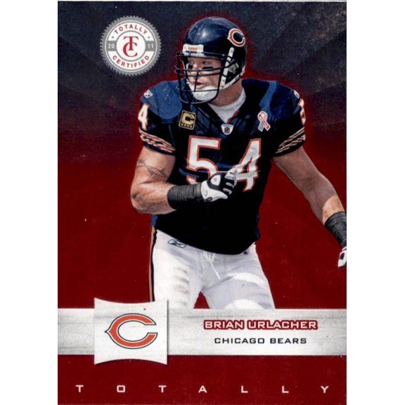 2011 Panini Totally Certified Base Set #70 Brian Urlacher Chicago Bears Football Card Chicago Bears NFL Football Trading Card