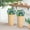 Gold-2Pcs-23inch, variant on Marble Finish Self Watering Pots,Planters Set of 2 with a Water Level Monitor,Indoor Planter With Drainage Large for Living Room, Bedroom Office, Patio, Porch, Garden